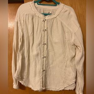 Free people button down shirt
